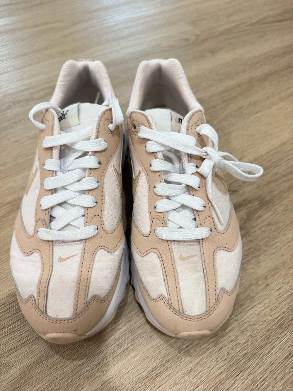 Nike Women’s Light Pink Tan Retro Runner Sneakers